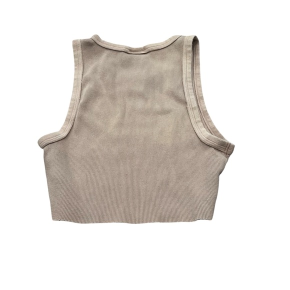 Aritzia Tna Ribbed Cropped Racer Tank - Picture 7 of 9